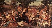 BONIFACIO VERONESE The Finding of Moses  dghgh Spain oil painting artist